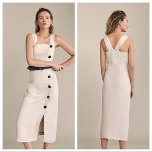 NWT. Massimo Dutti 100% Linen Dress. Size 10.